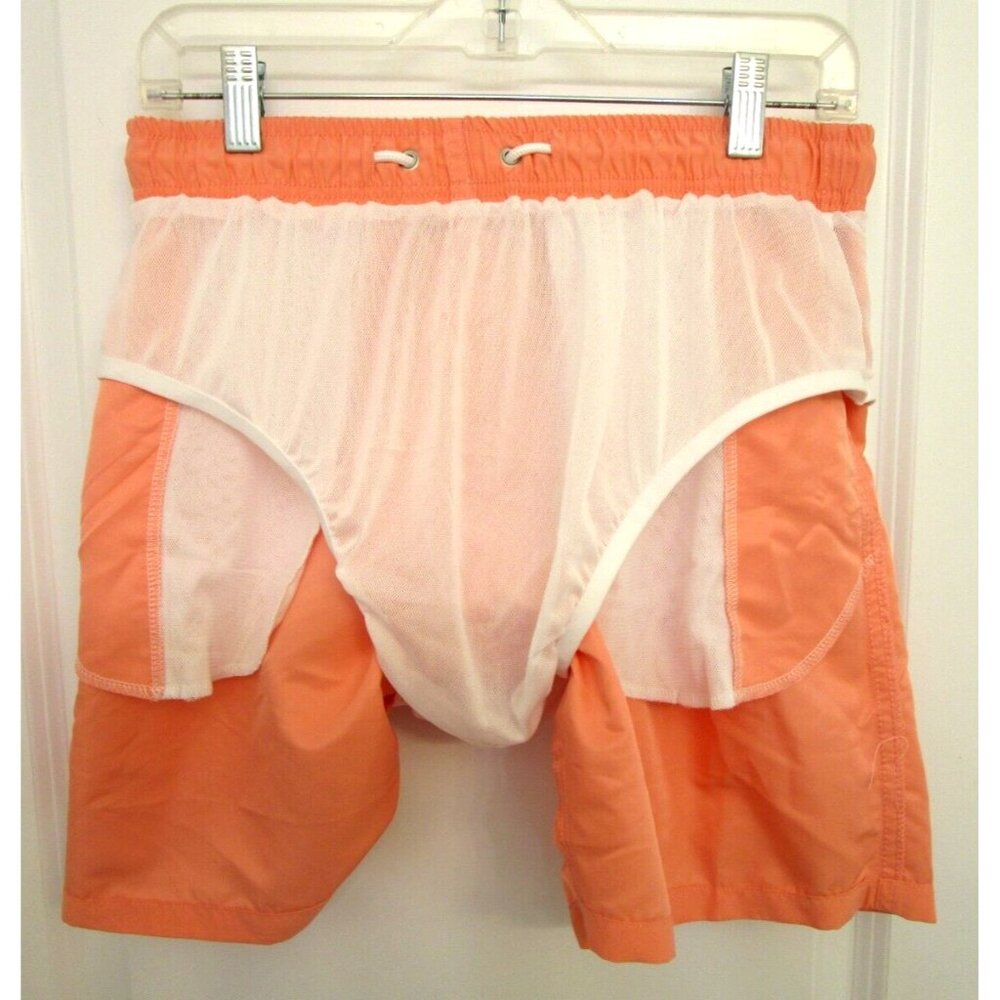 BOARDIES Apparel - Men Swim Shorts Size Small - Coral/Orange Color - New W/Tags - Picture 16 of 16